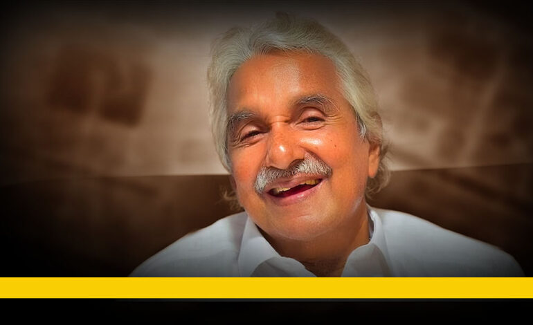 Oomen Chandy and an Unkept Promise to Himself