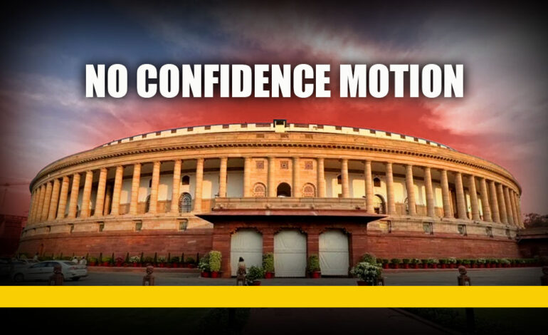 Discussion on No-Confidence Motion in Lok Sabha