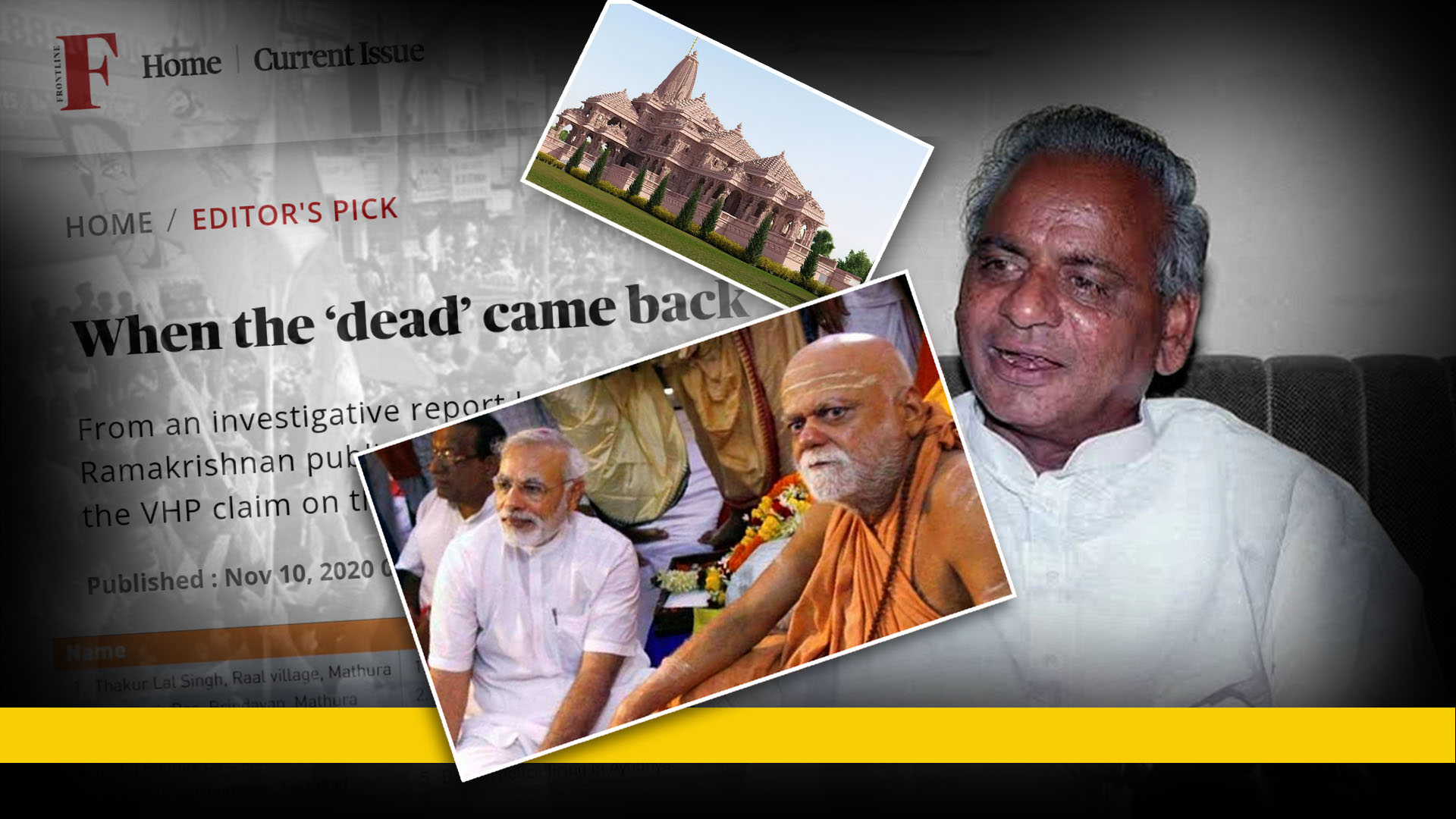 Deceit, Deception and Disinformation: Sangh Parivar’s Triple D in Ayodhya