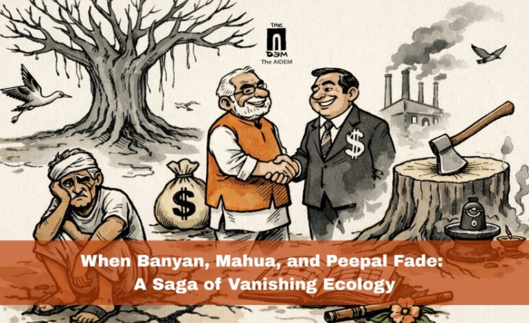 When Banyan, Mahua, and Peepal Fade: A Saga of Vanishing Ecology