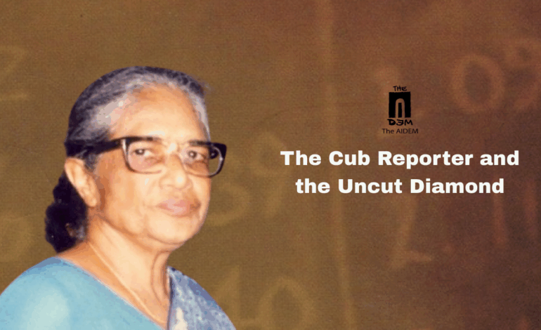 The Cub Reporter and the Uncut Diamond