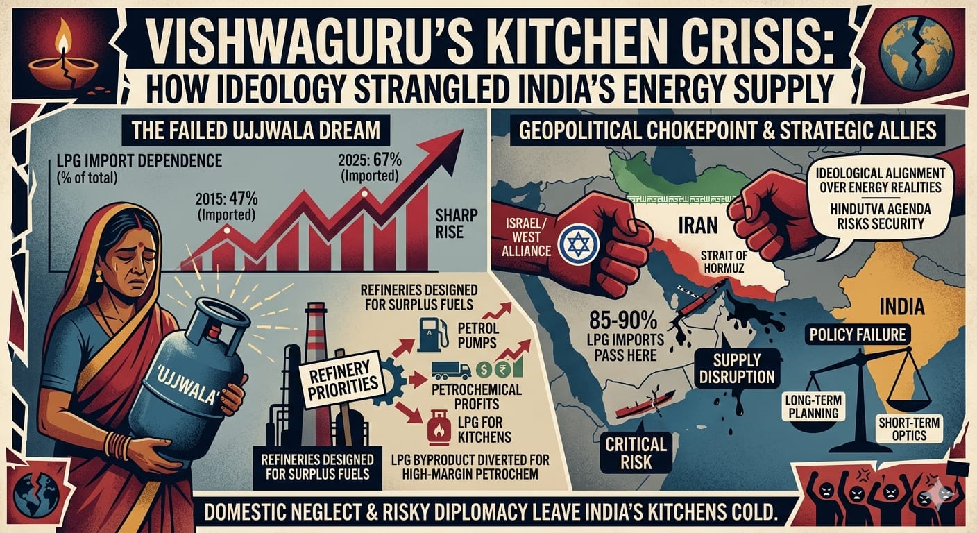 Vishwaguru’s Kitchen Crisis : How Ideology Strangled India’s Energy Supply