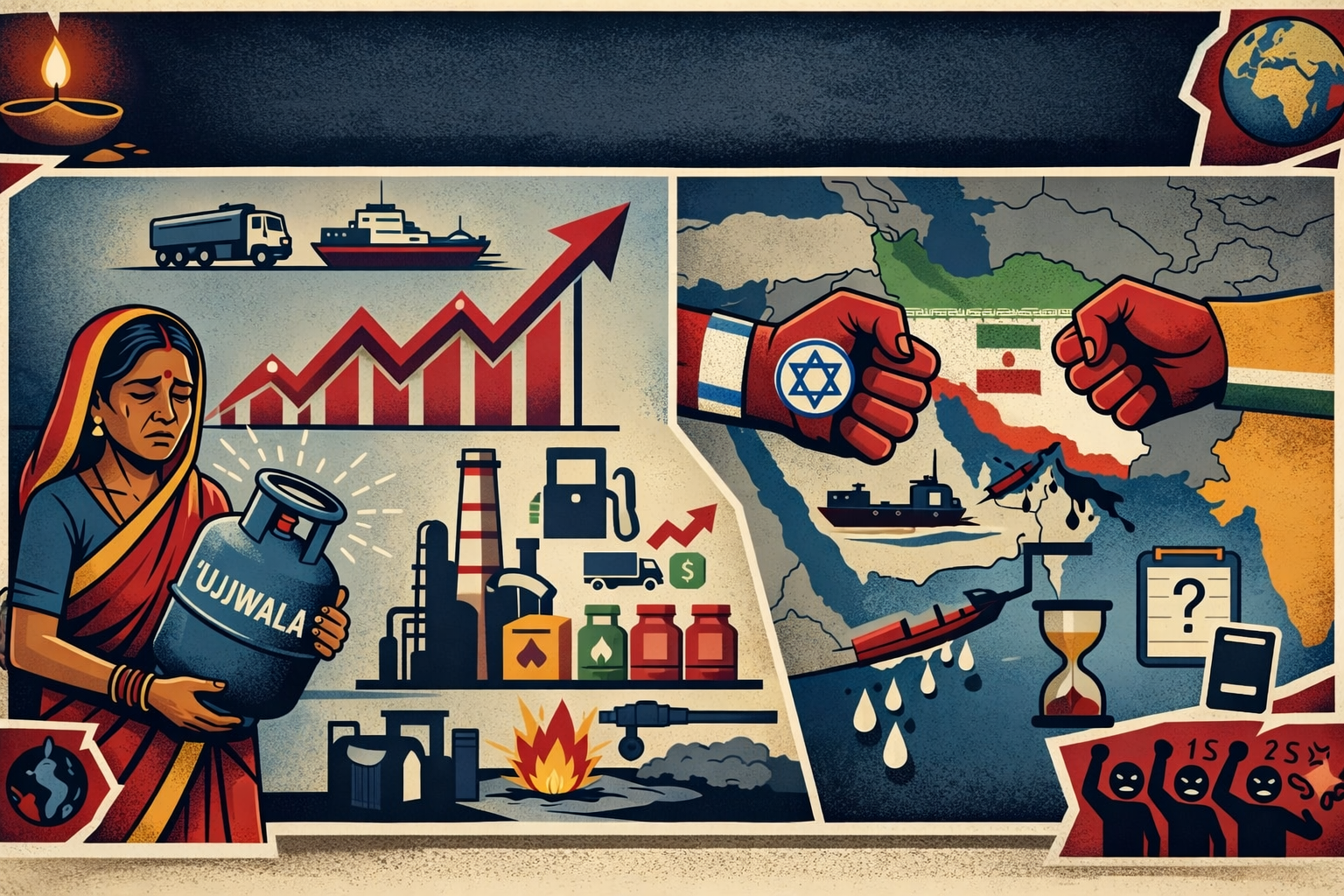 വിശ്വഗുരുവിന്റെ പാചകവാതക പ്രതിസന്ധി: രാഷ്ട്രീയ പരിഗണനകൾ ഇന്ത്യയുടെ ഊർജ്ജ വിതരണത്തെ ശ്വാസം മുട്ടിച്ചതെങ്ങനെ