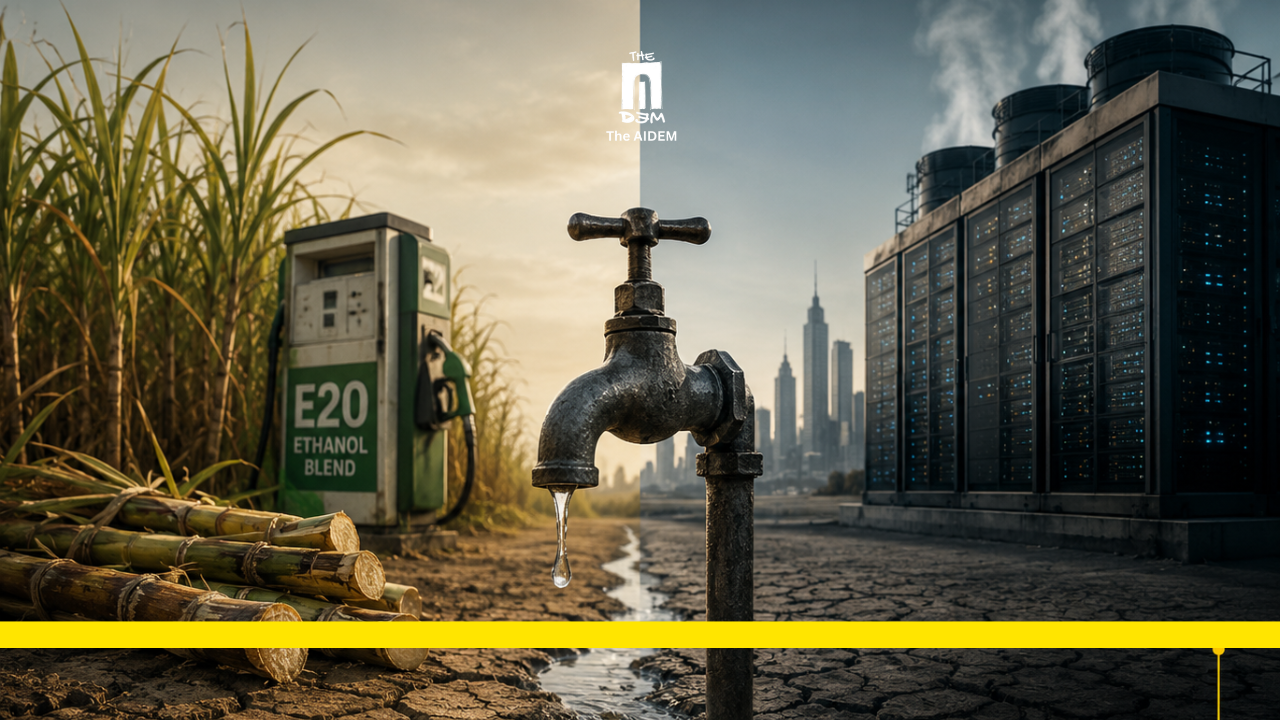 Two Thirsty Policies: How India’s Fuel and Digital Dreams Could Drain Its Water
