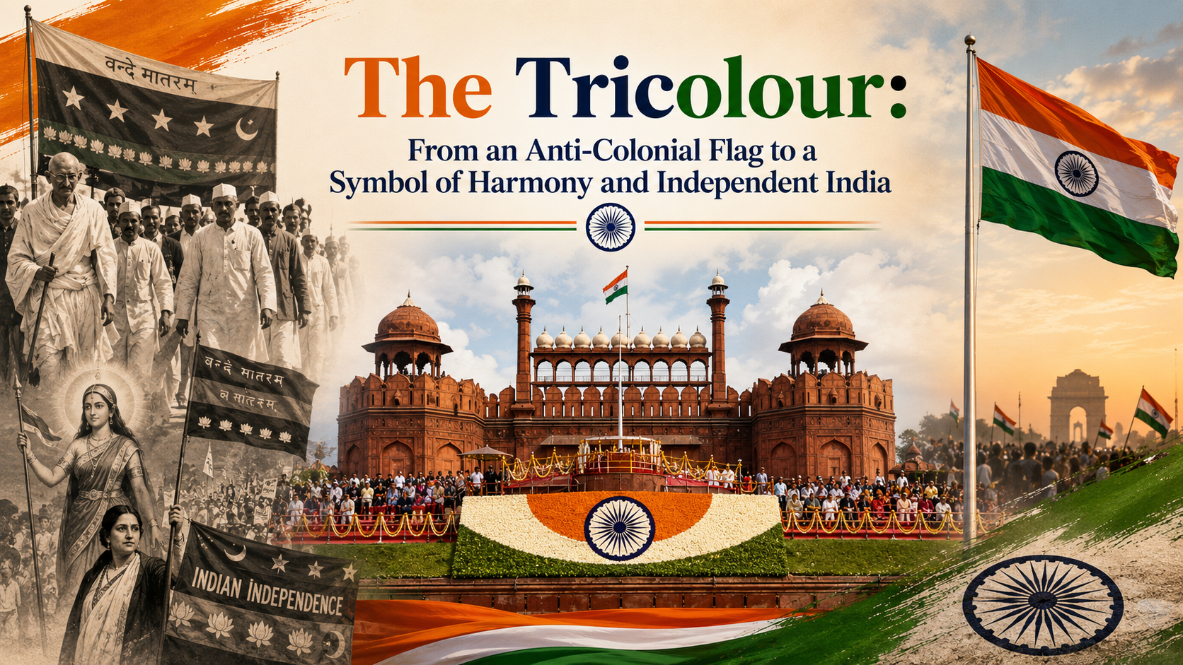 The Tricolour: From an Anti-Colonial Flag to a Symbol of Harmony and Independent India