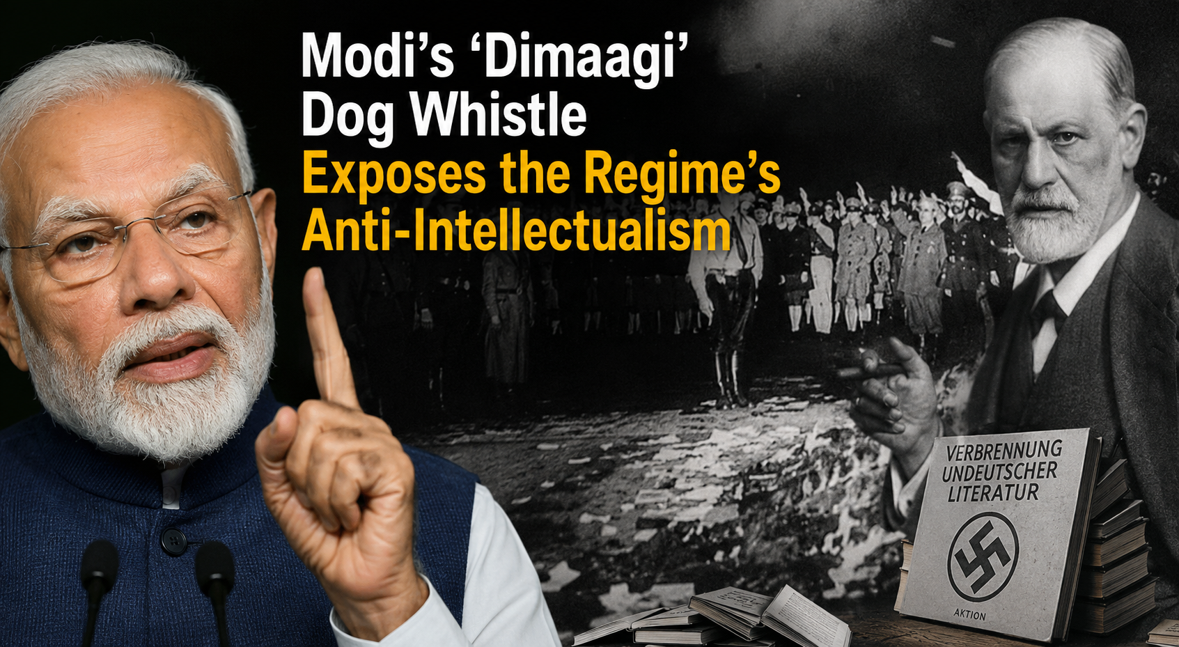 Modi’s ‘Dimaagi’ Dog Whistle Exposes the Regime’s Anti-Intellectualism