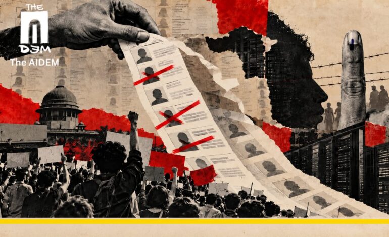 When the Voter Becomes a Database Entry: SIR, Gen Z Resistance and the Bio-Politics of Disenfranchisement
