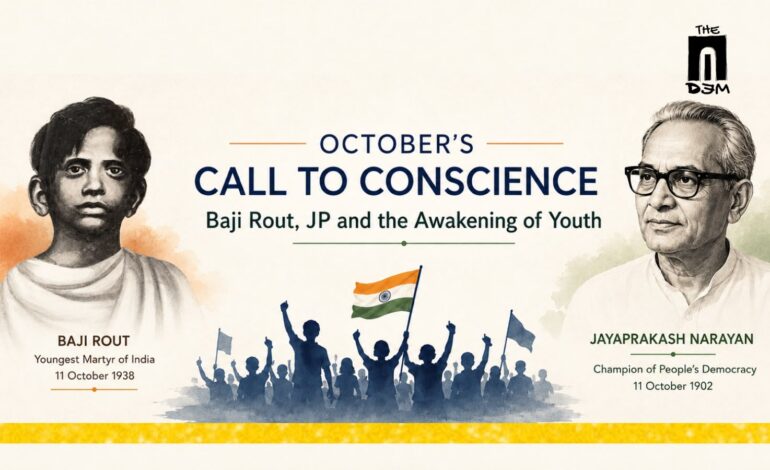 October’s Call to Conscience: Baji Rout, JP and the Awakening of Youth