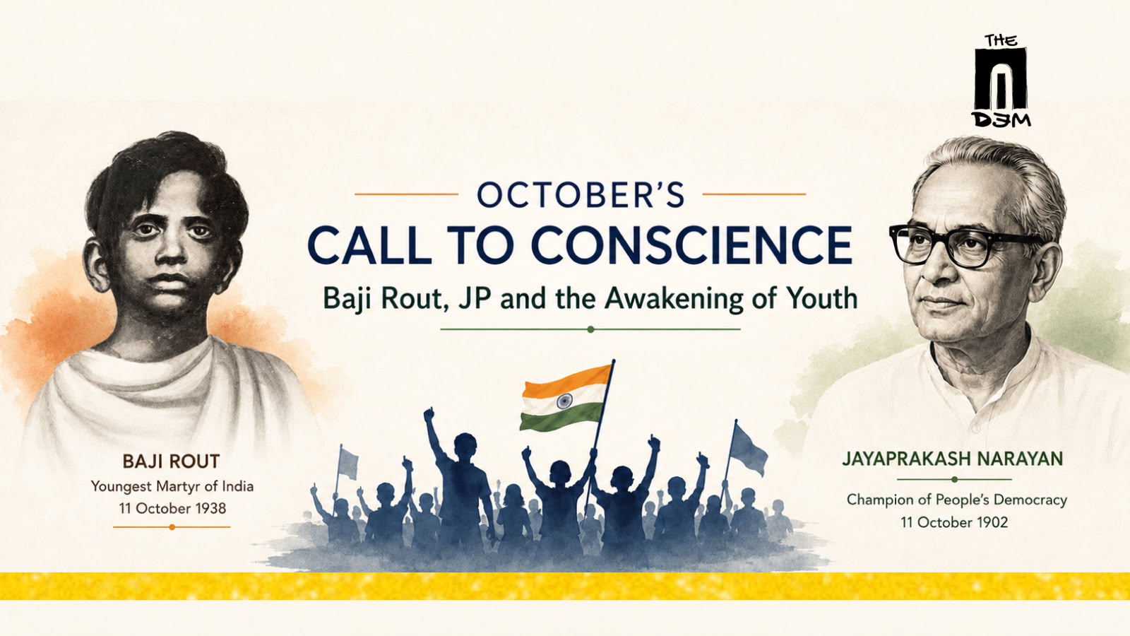 October’s Call to Conscience: Baji Rout, JP and the Awakening of Youth
